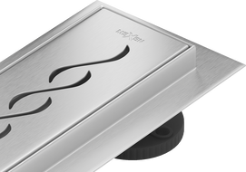 Mexen Flat M18 vonalmenti lefolyó 100 cm, inox - 1023100-15