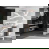 Mexen Kioto+ L perete de duș cu raft Walk-in 80 x 200 cm, model alb, cupru periat - 800-080-123-65-97