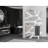 Mexen Kioto+ L panou de duș cu raft Walk-in 100 x 200 cm, model alb, cupru periat - 800-100-123-65-97
