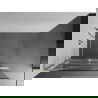 Mexen Kioto+ L perete duș cu raft Walk-in 100 x 200 cm, model alb, nichel periat - 800-100-123-97-97