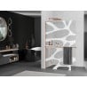 Mexen Kioto+ L Walk-in zuhanyfal 90 x 200 cm, fehér minta, rózsaarany - 800-090-123-60-97