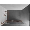 Mexen Kioto+ L Walk-in zuhanyfal 90 x 200 cm, fehér minta, rózsaarany - 800-090-123-60-97