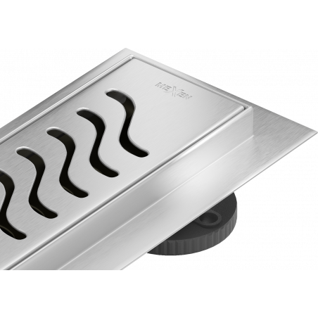 Mexen Flat M09 lineáris folyóka 90 cm, inox - 1028090-15