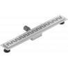 Mexen Flat M22 vonalmenti folyóka 60 cm, inox - 1029060-15