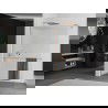 Mexen Kioto+ panou de duș cu suport Walk-in 70 x 200 cm, transparent, cupru periat - 800-070-121-65-09