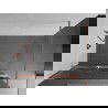 Mexen Kioto+ panou de duș cu suport Walk-in 70 x 200 cm, transparent, cupru periat - 800-070-121-65-09