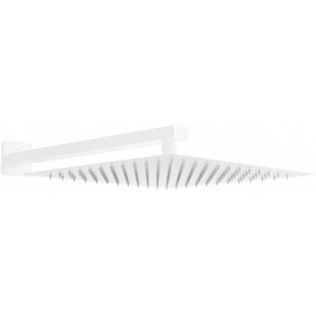 Mexen Slim cap de duș 30 x 30 cm cu braț de duș, alb - 79130112-20