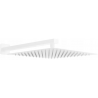 Mexen Slim pară de tip ploaie 30 x 30 cm cu braț de duș, Albă - 79130112-20