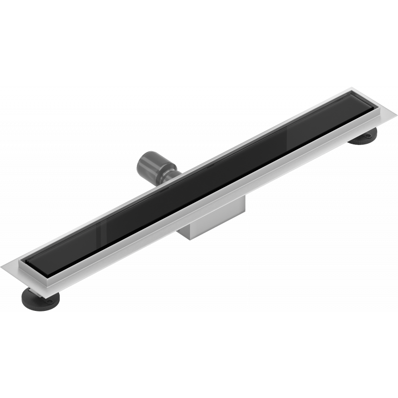 Mexen Flat MGB vonalmenti vízelvezető 50 cm, fekete üveg - 1026050-15