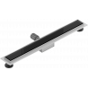 Mexen Flat MGB scurgere liniară 50 cm, Sticlă neagră - 1026050-15