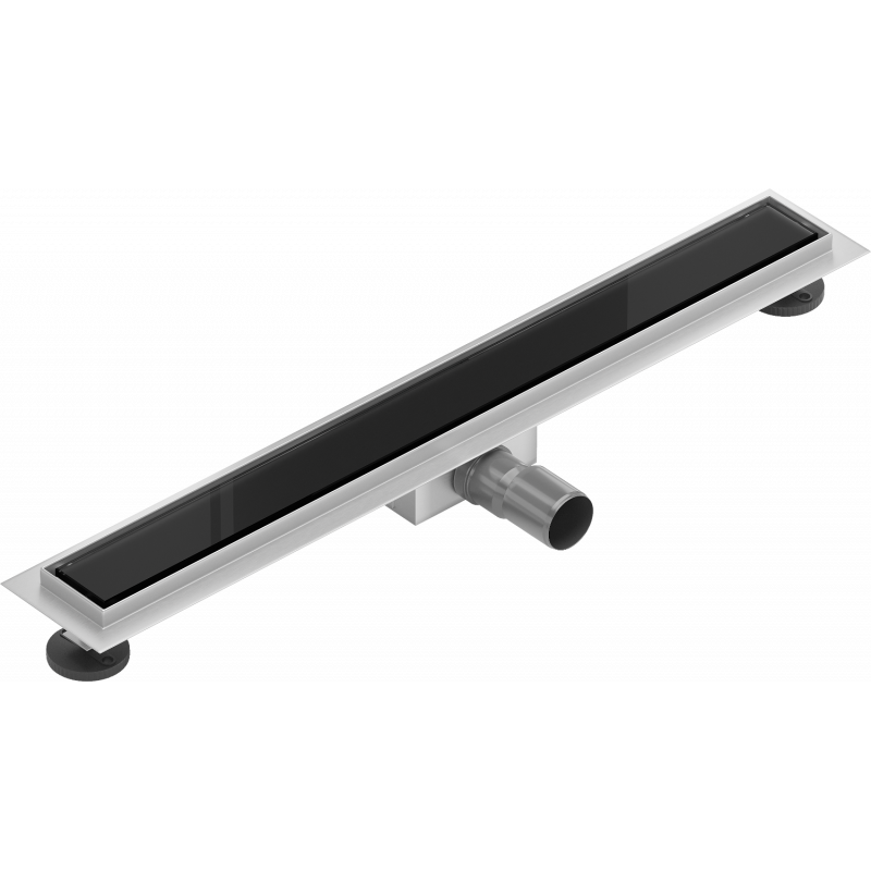 Mexen Flat MGB vonalmenti vízelvezető 50 cm, fekete üveg - 1026050-15