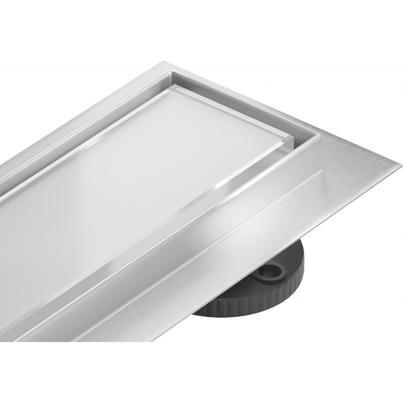 Mexen Flat MGW vonalmenti vízelvezető 50 cm, fehér üveg - 1027050-15