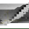 Mexen Kioto+ L perete de duș cu raft Walk-in 80 x 200 cm, transparent, auriu - 800-080-123-50-09