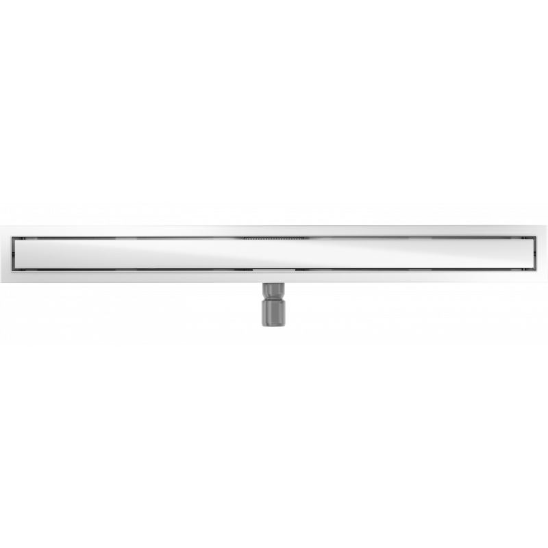 Mexen Flat MGW vonalmenti lefolyó 90 cm, fehér üveg - 1027090-15