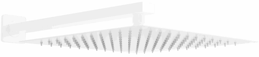 Mexen Slim duș de plafon 25 x 25 cm cu braț de duș, alb - 79125112-20