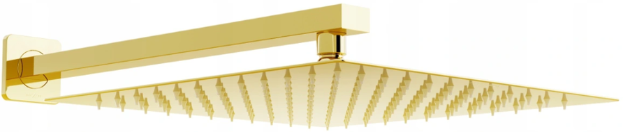 Mexen Slim 25 x 25 cm-es esőztető zuhanykarral, arany - 79125112-50