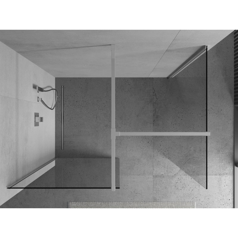 Mexen Kioto zuhanyfal Walk-in 70 x 70 cm, átlátszó, króm - 800-070-202-01-00-070