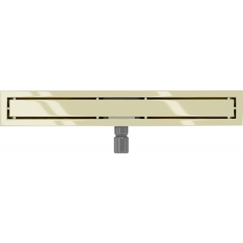 Mexen Flat M13 vonalmenti lefolyó 2 az 1-ben 50 cm, arany - 1510050-15