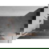 Mexen Kioto+ L perete de duș cu raft Walk-in 90 x 200 cm, model alb, cupru periat - 800-090-123-65-85