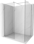 Mexen Kioto paravan de duș Walk-in 90 x 90 cm, transparent, crom - 800-090-202-01-00-090