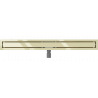 Mexen Flat M13 scurgere liniară 2 în 1 90 cm, Aurie - 1510090-15