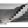 Mexen Kioto+ L perete de duș cu raft Walk-in 120 x 200 cm, bronzat, cupru periat - 800-120-123-65-09