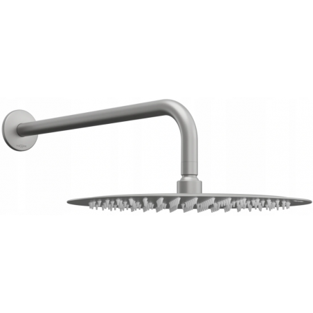 Mexen Slim 25 cm-es esőztető zuhanykarral, kefélt fegyverszürke - 79225211-66