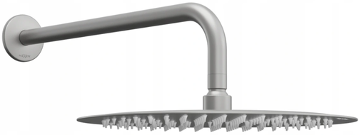 Mexen Slim 25 cm-es esőztető zuhanykarral, kefélt fegyverszürke - 79225211-66