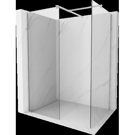 Mexen Kioto perete Walk-in 130 x 90 cm, transparent, crom - 800-130-202-01-00-090