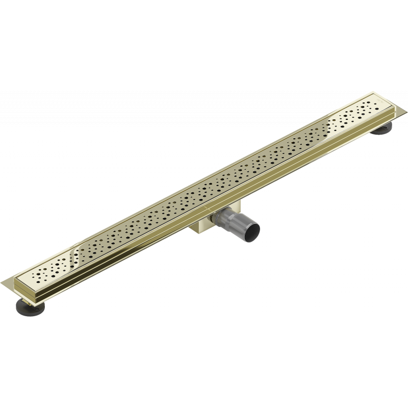 Mexen Flat M12 scurgere liniară 90 cm, auriu - 1521090-15
