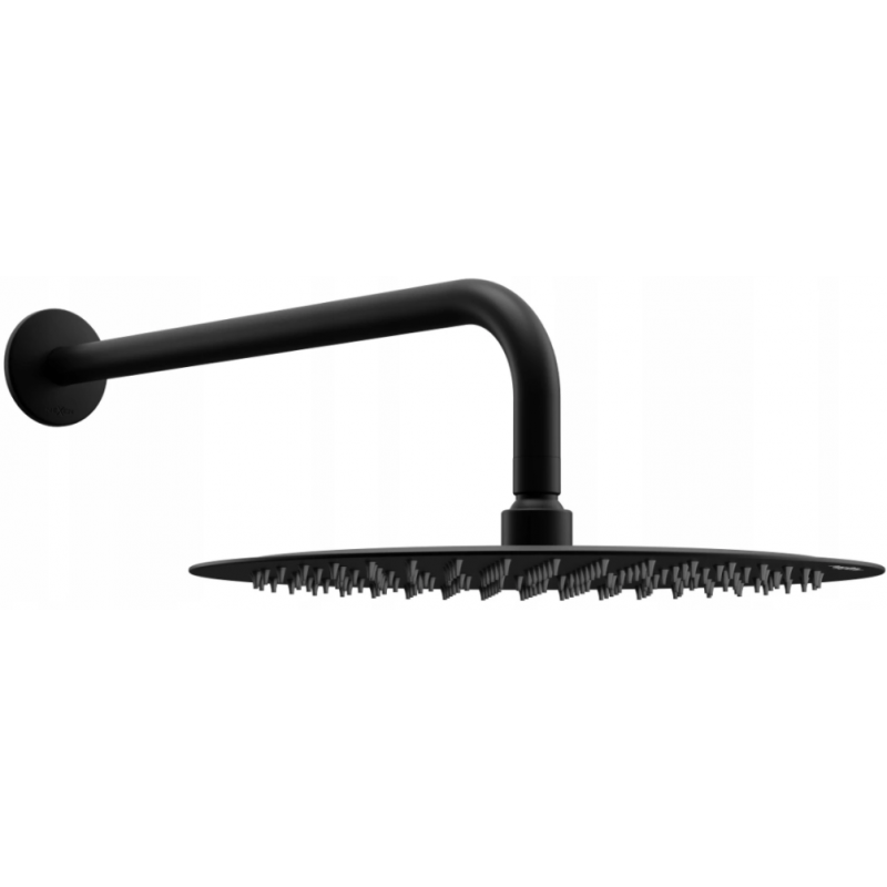 Mexen Slim esőztető 25 cm-es zuhanykarral, fekete - 79225211-70