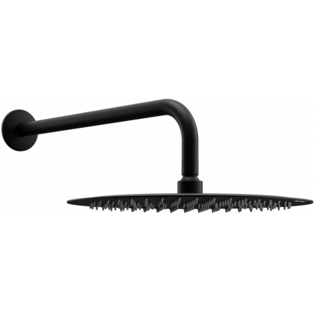 Mexen Slim esőztető 25 cm-es zuhanykarral, fekete - 79225211-70