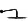Mexen Slim esőztető 25 cm-es zuhanykarral, fekete - 79225211-70