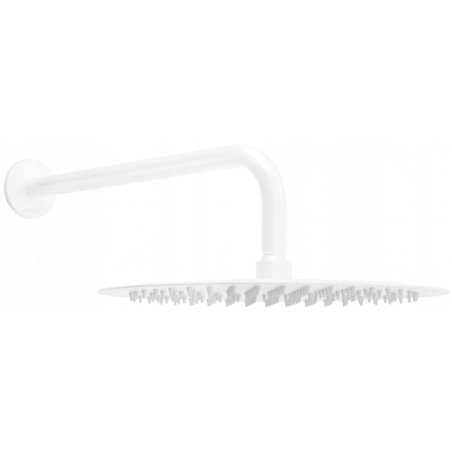 Mexen Slim duș de ploaie 30 cm cu braț de duș, alb - 79230211-20
