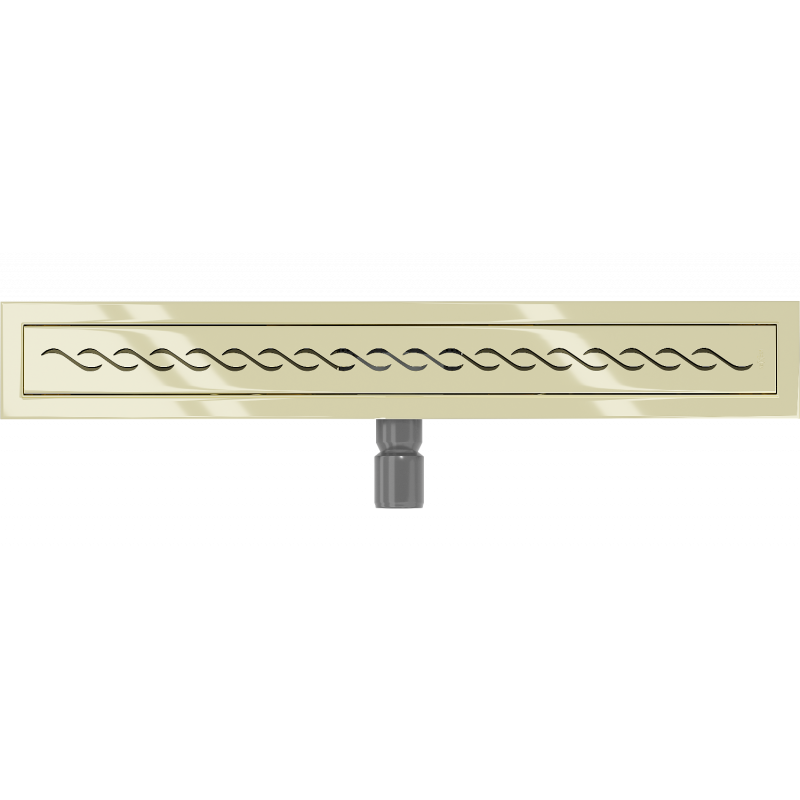 Mexen Flat M18 rigolă liniară 50 cm, auriu - 1523050-15