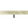 Mexen Flat M18 vonalmenti lefolyó 50 cm, arany - 1523050-15