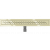 Mexen Flat M18 vonalmenti lefolyó 70 cm, arany - 1523070-15