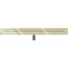 Mexen Flat M18 rigolă liniară 80 cm, auriu - 1523080-15