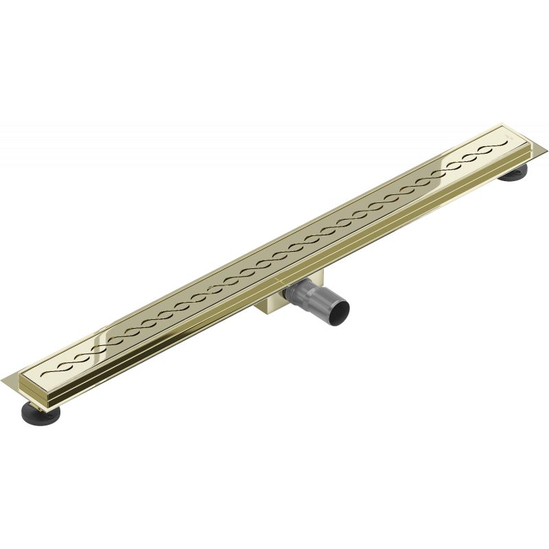 Mexen Flat M18 100 cm-es lineáris lefolyó, arany - 1523100-15