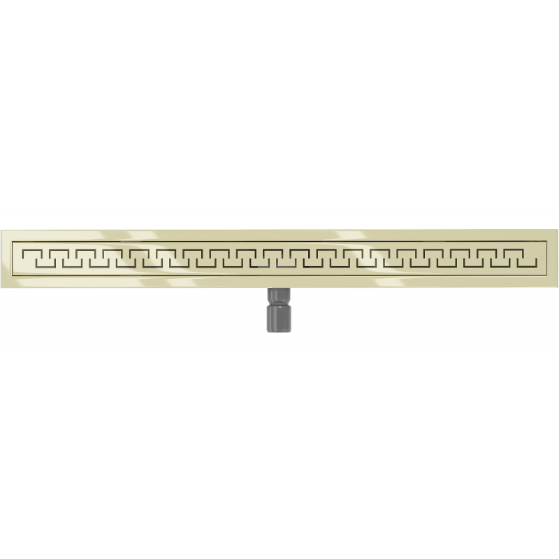 Mexen Flat M15 lineáris lefolyó 80 cm, arany - 1524080-15