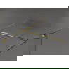Mexen Kioto perete duș Walk-in 110 x 100 cm, model negru, aurie - 800-110-202-50-70-100