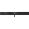 Mexen Flat M01 zuhanyfolyóka váza  100 cm, Fekete - 1720100-15