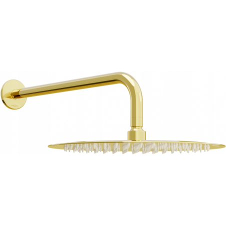 Mexen Slim 30 cm-es esőztető zuhanykar, arany - 79230211-50