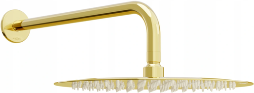 Mexen Slim 30 cm-es zuhanyfej zuhanykarral, arany - 79230211-50