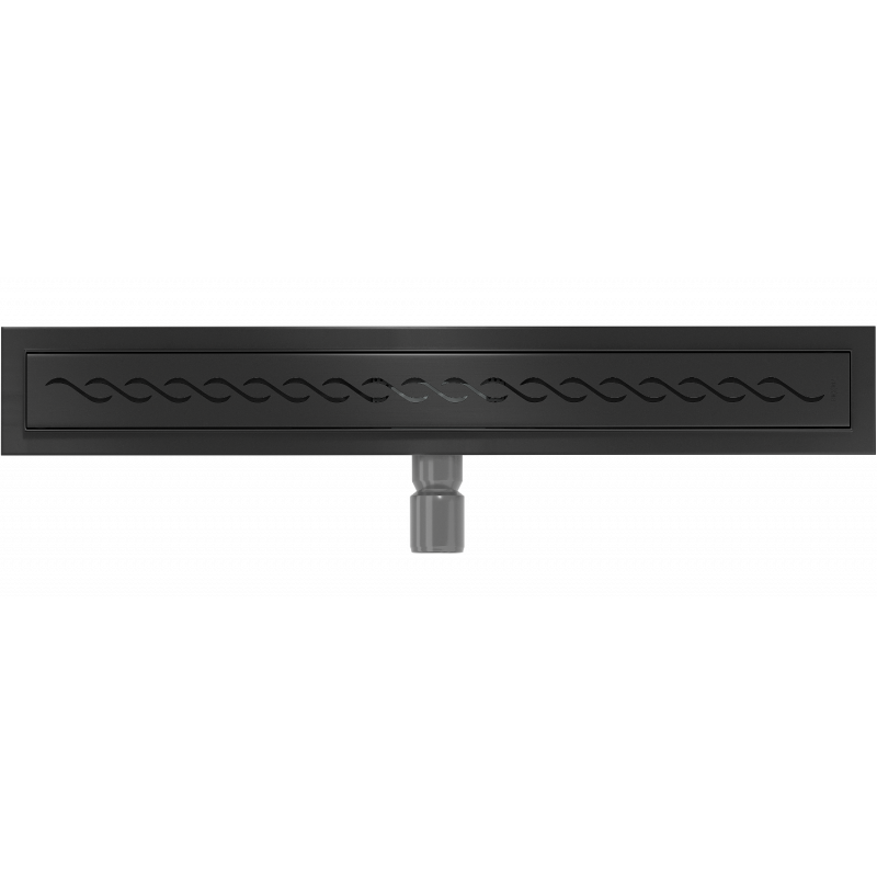 Mexen Flat M18 lineáris padlóösszefolyó 70 cm, fekete - 1723070-15