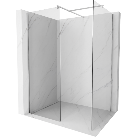 Mexen Kioto paravan de duș Walk-in 170 x 115 cm, transparent, crom - 800-170-202-01-00-115