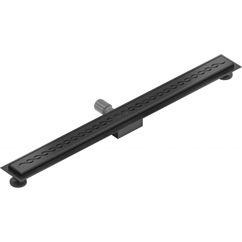 Mexen Flat M18 vonalmenti lefolyó 80 cm, fekete - 1723080-15