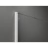 Mexen Kioto paravan de duș Walk-in 100 x 100 cm, transparent, alb - 800-100-202-20-00-100