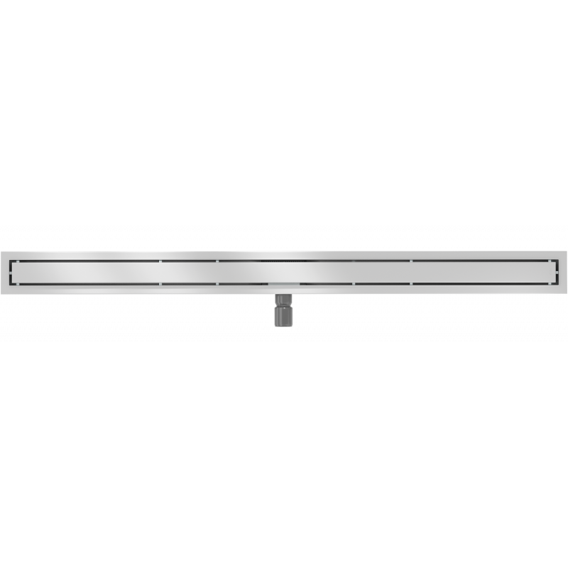 Mexen Flat M13 vonalmenti folyóka 2 az 1-ben 180 cm, inox - 1010180