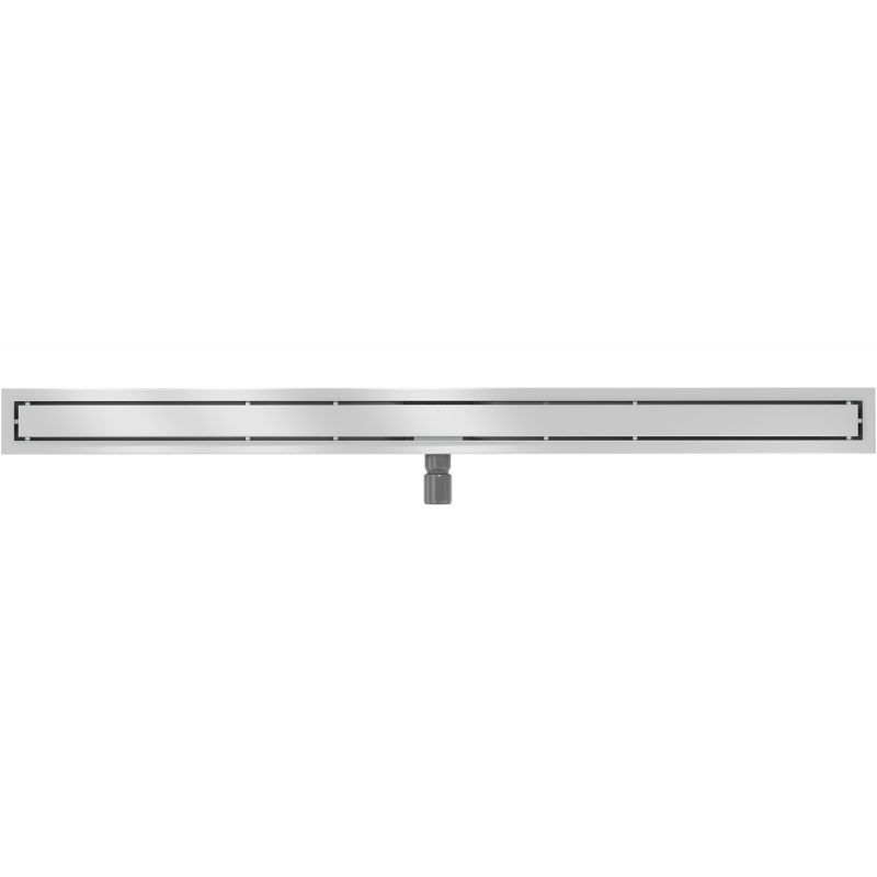 Mexen Flat M13 vonalmenti lefolyó 2 az 1-ben 180 cm, inox - 1010180